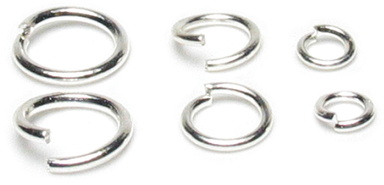 Cousin Jewelry Basics Metal Findings 400/Pkg-Black Jump Rings 4Mm