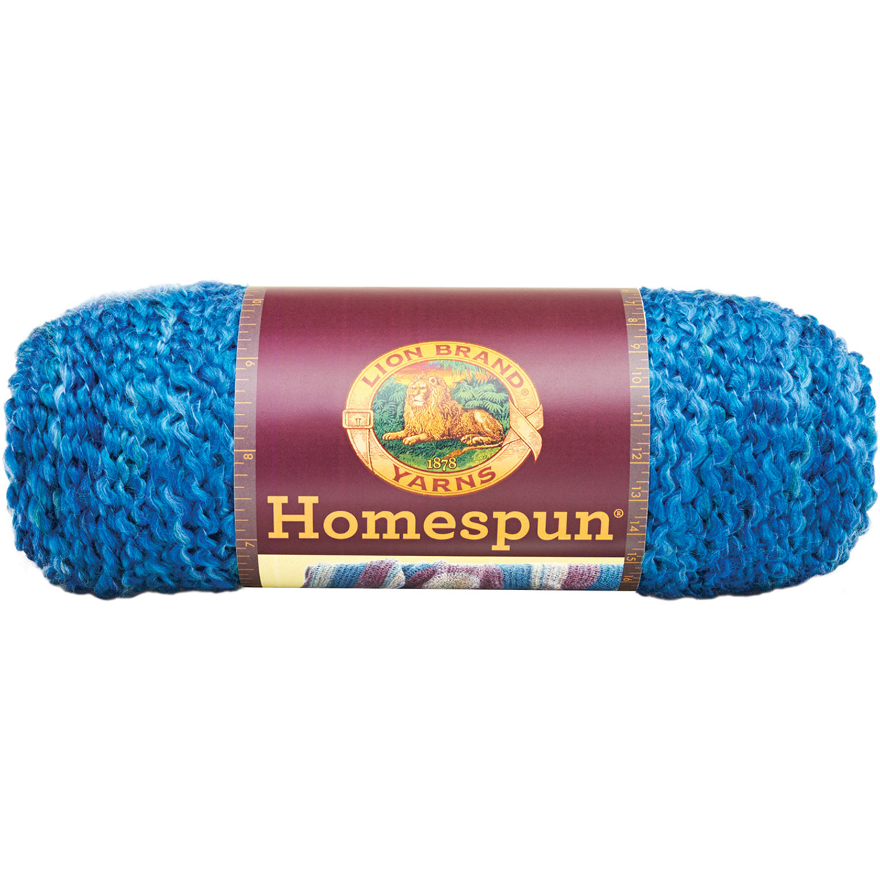 (3 Pack) Lion Brand Yarn 790-373 Homespun Yarn, Black