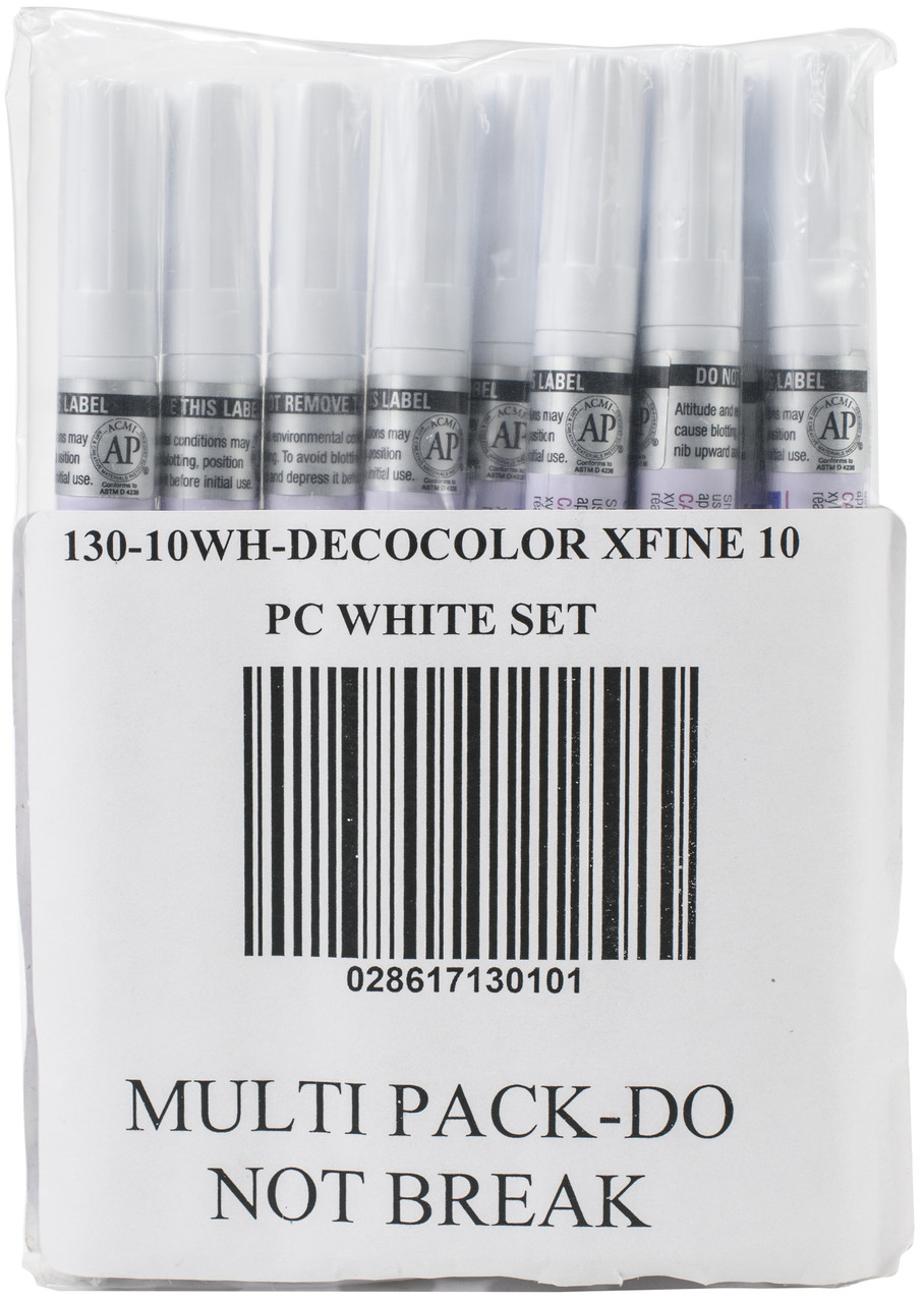 DecoColor Fine Tip Paint Markers 6/Pkg