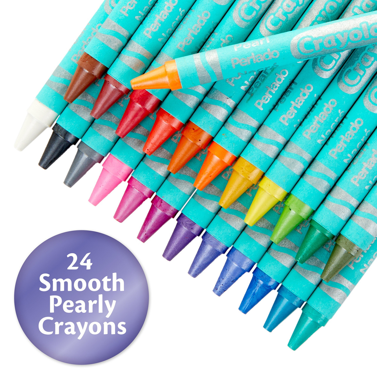 3 Pack Crayola Crayons-Metallic 24/Pkg 52-8815 - GettyCrafts