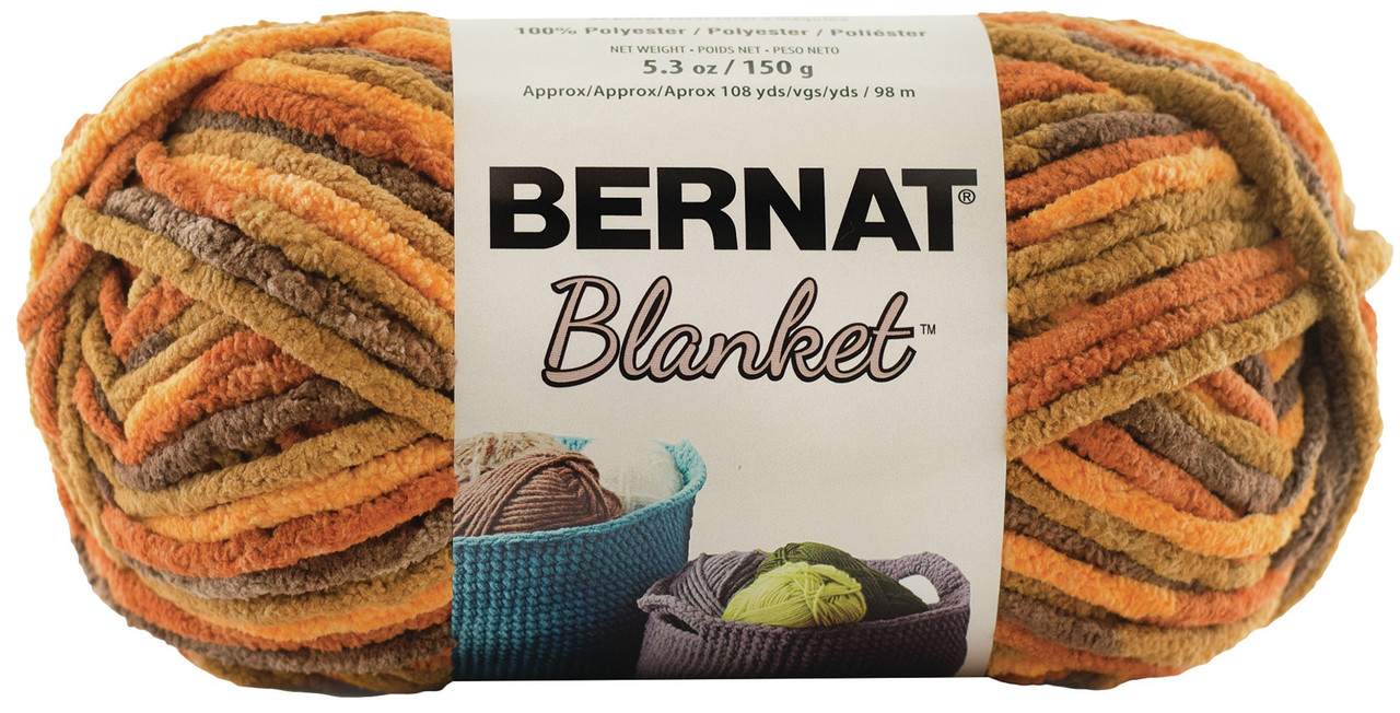 Bernat Blanket Yarn Fall Leaves, Multipack of 3