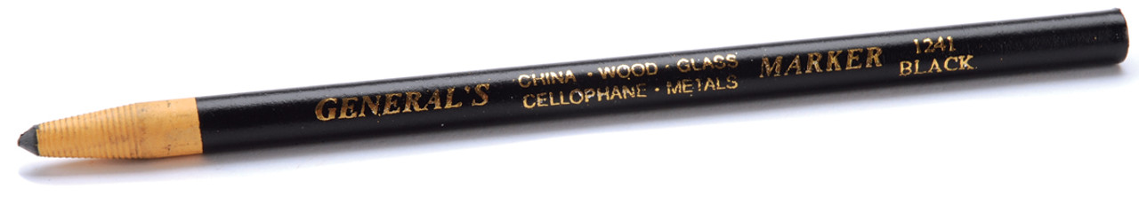 China Marker Multi-Purpose Grease Pencils 2/Pkg-Black & White - 044974124522