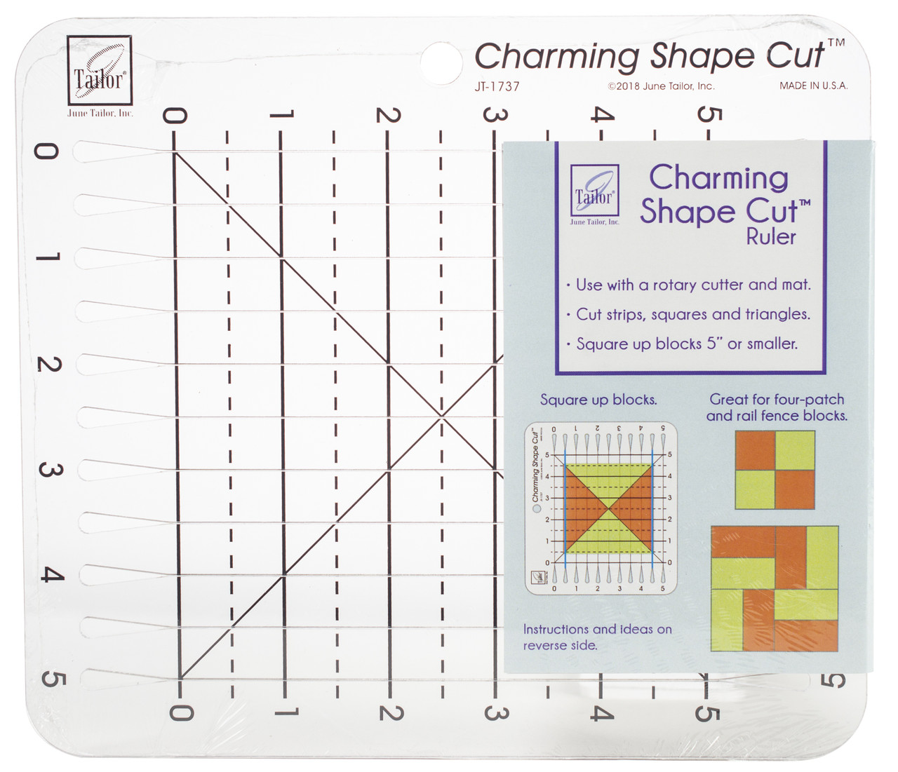 Charming Shape Cut by June Tailor Inc 730976017374 Rulers & Templates
