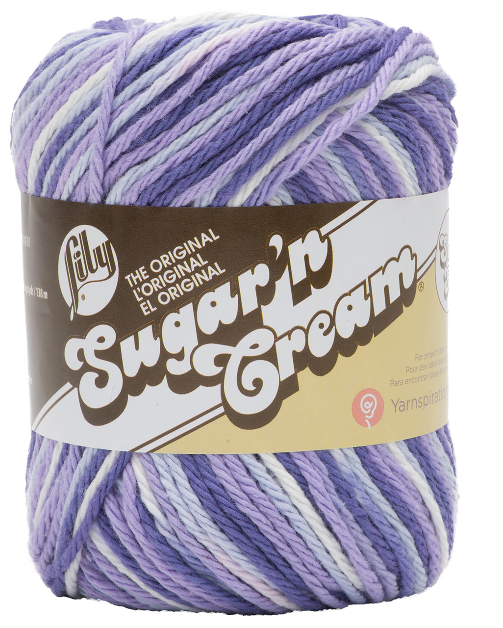 Lily Sugar'n Cream Super Size Ombres Yarn, Buttercream