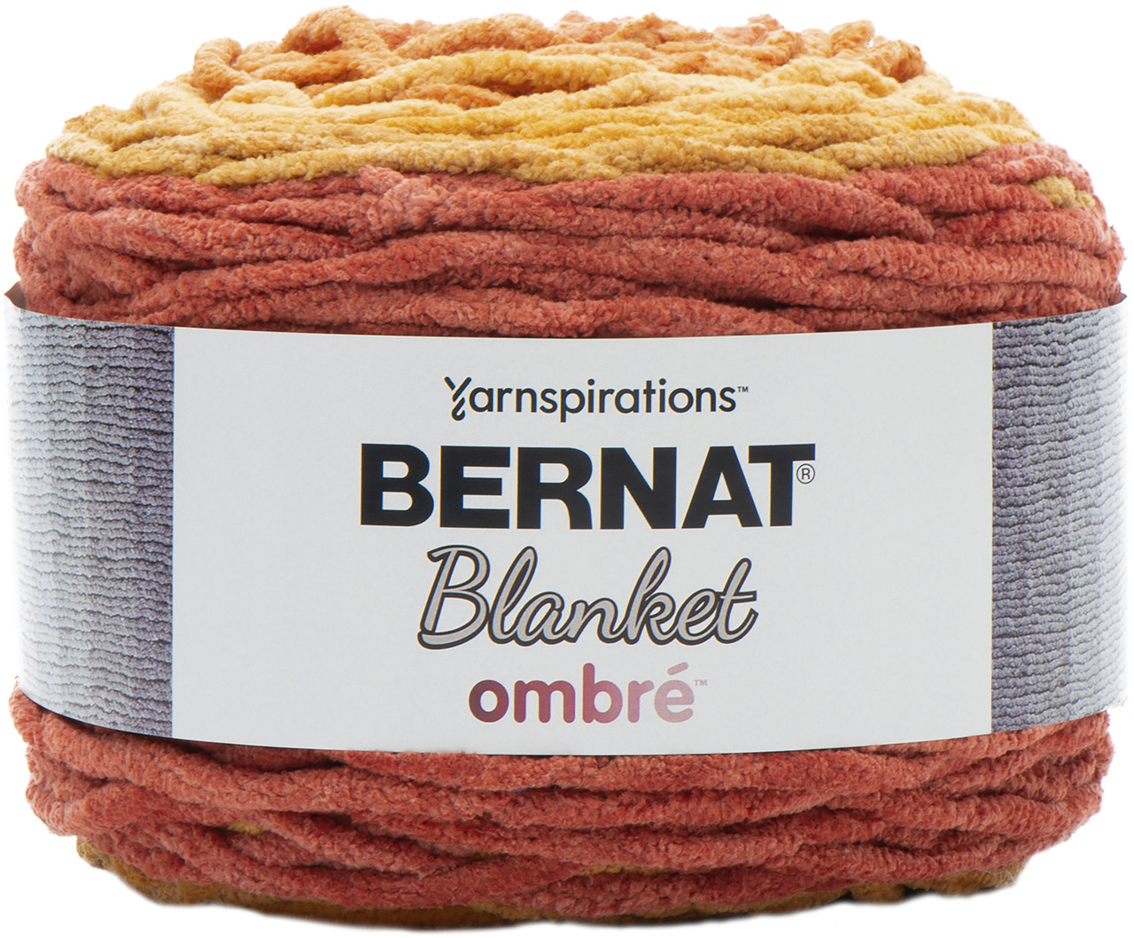 Bernat Blanket Ombre Yarn Orange Crush Ombre 161036 36008