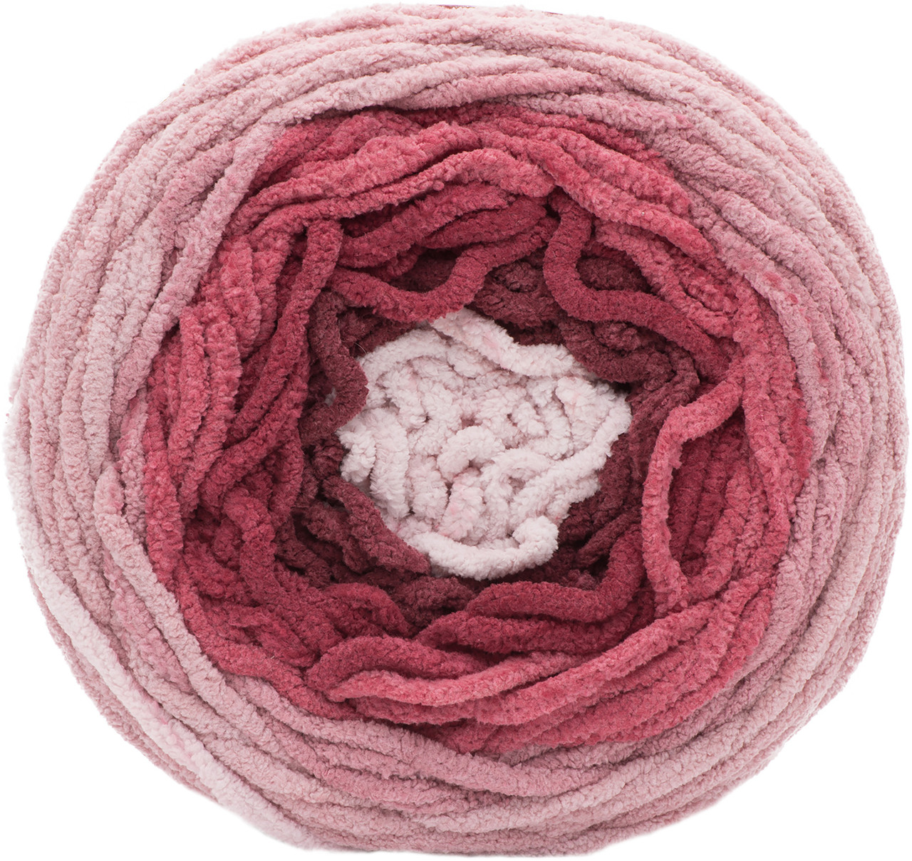 Bernat Blanket Ombre Yarn Burgundy Ombre 161036 36003 GettyCrafts