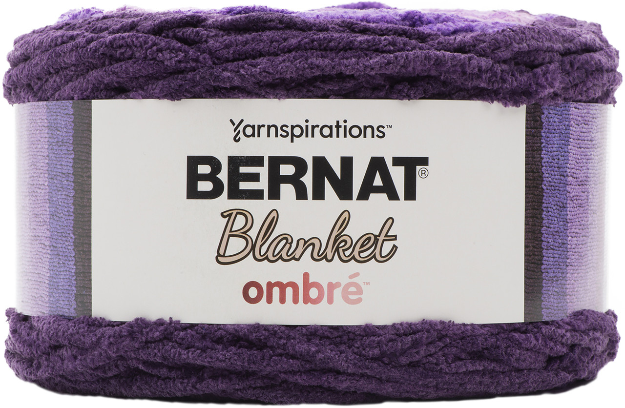 Bernat Blanket Ombre Yarn Eggplant Ombre 161036 36004 GettyCrafts