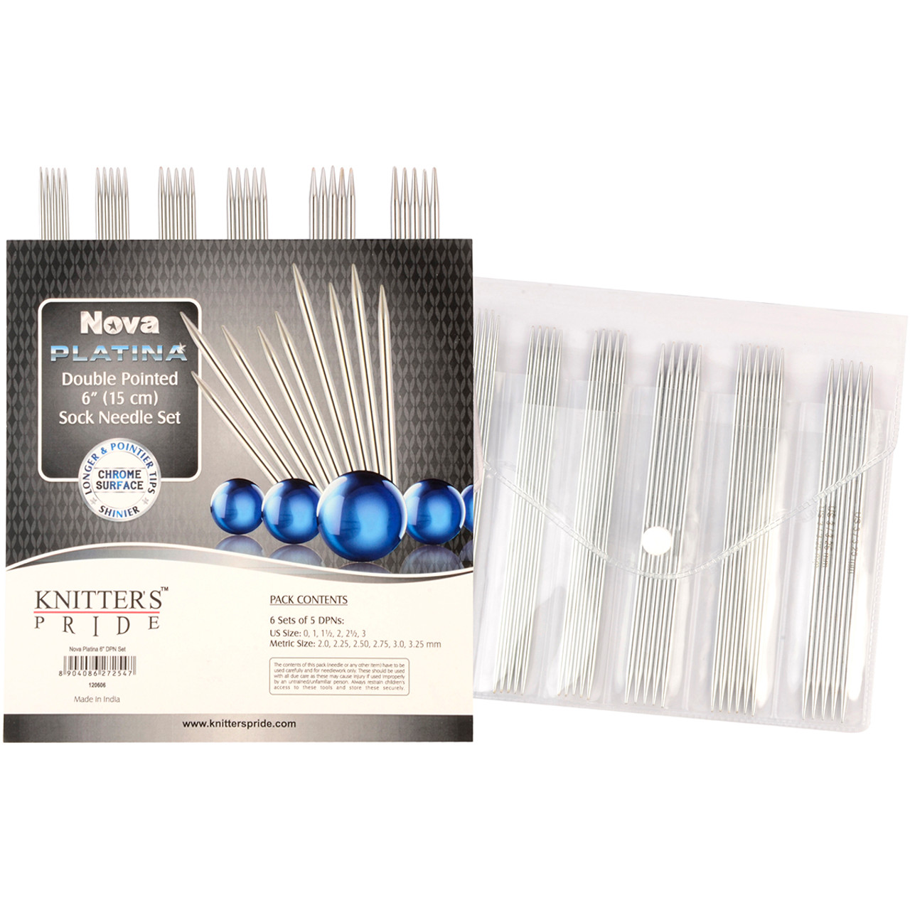 Knitter's Pride-Karbonz Double Pointed Needles Set, Socks Kit