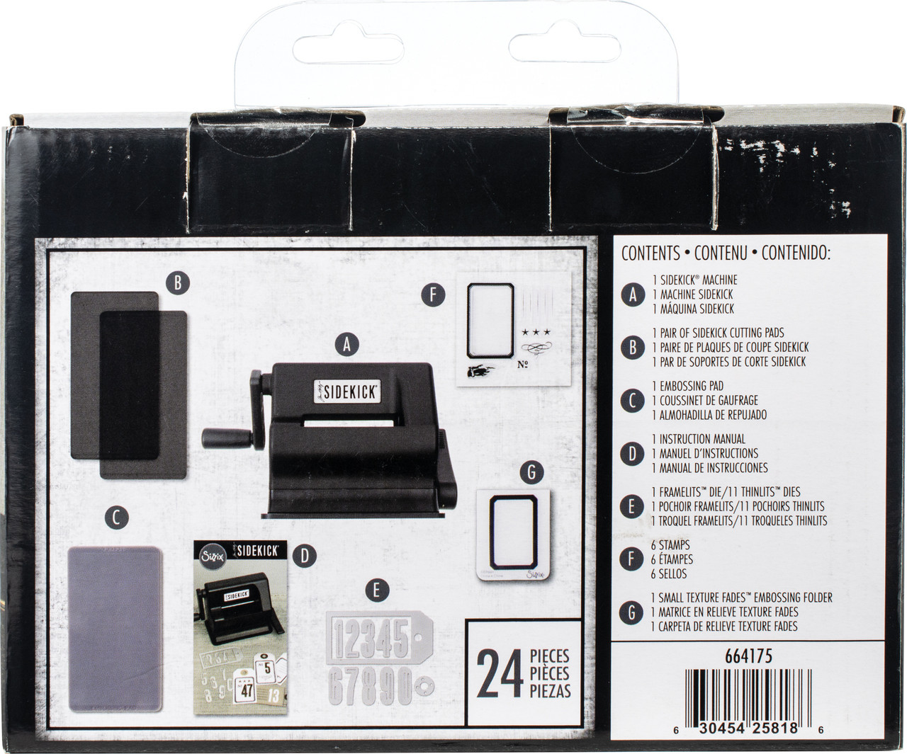 Sizzix Sidekick Starter Kit 661770 Portable Manual Die Cutting & Embos