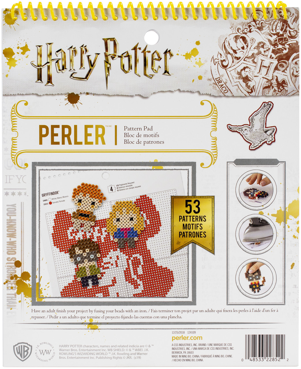 Perler Fused Bead Bucket Kit Harry Potter