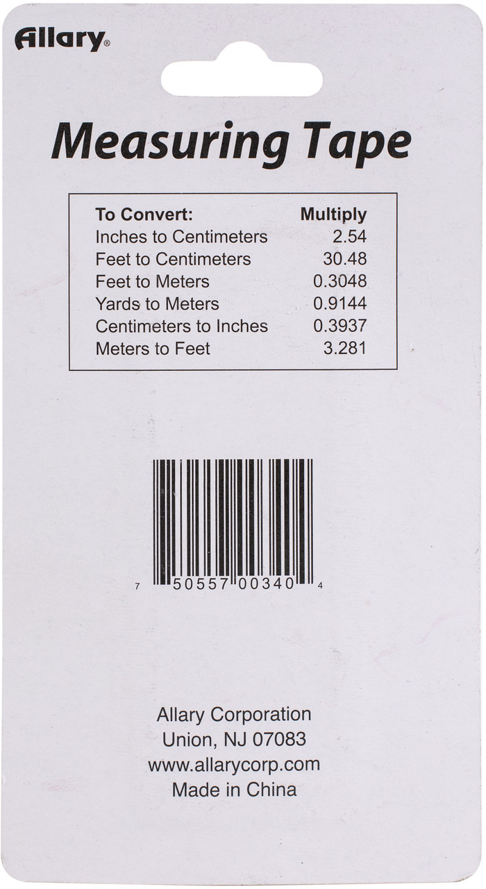 Allary Retractable Tape Measure 60