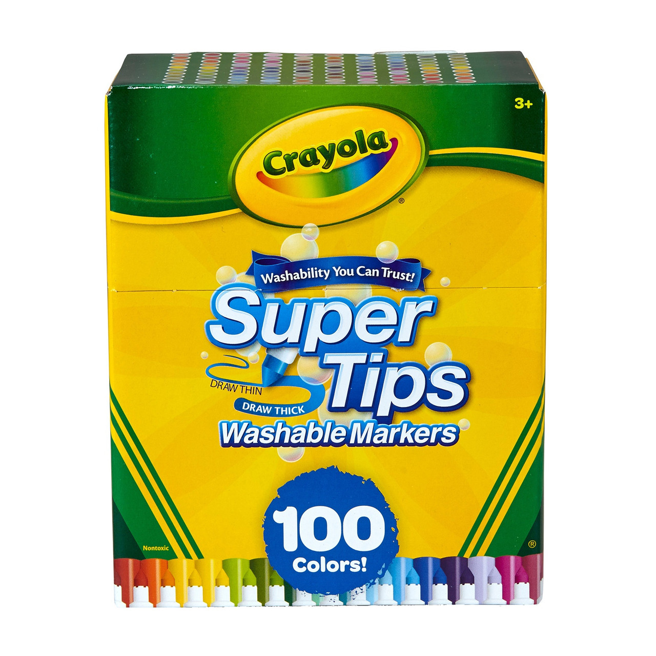 Crayola Washable Window Markers-Assorted Colors 8/Pkg - 071662081652