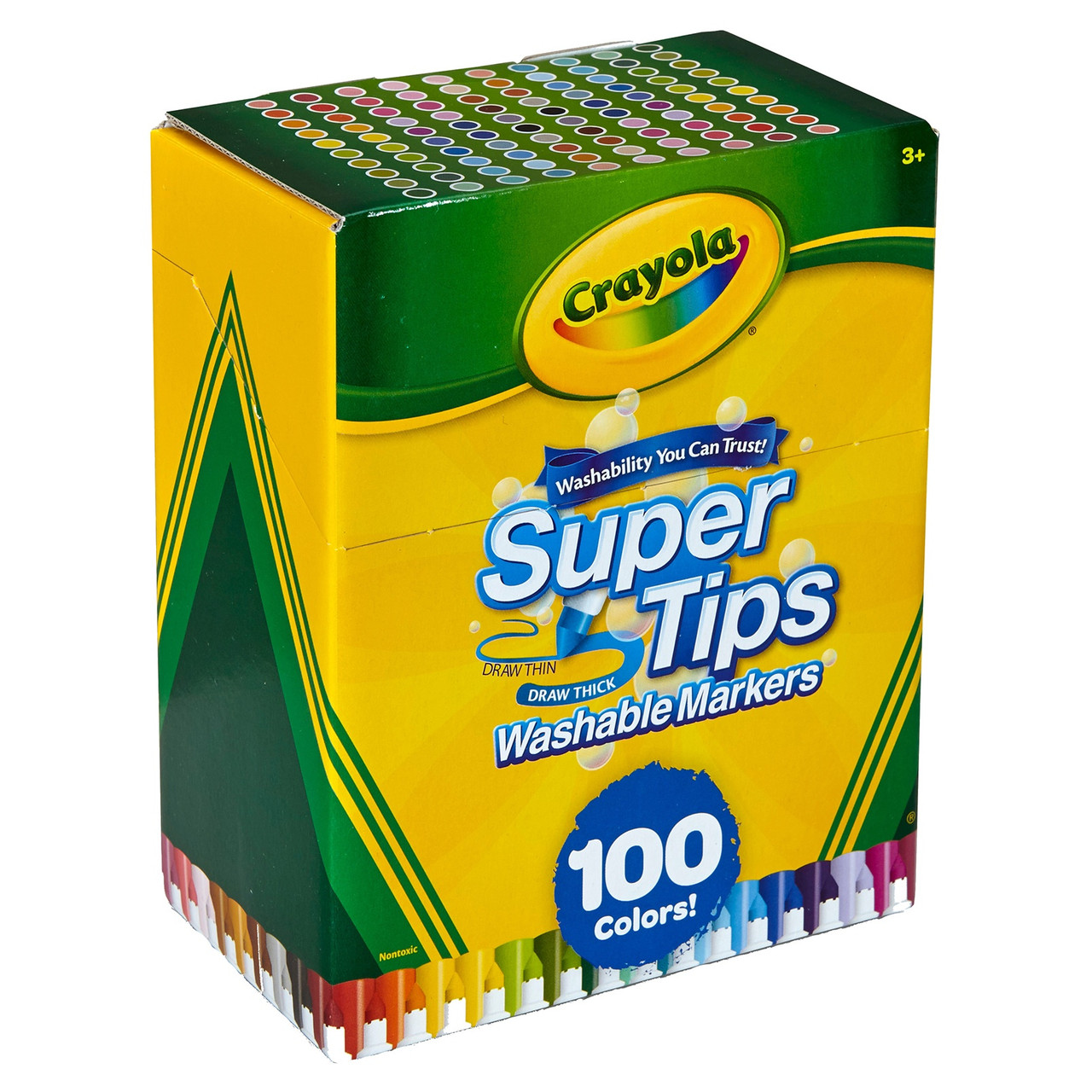 Crayola Super Tips Washable Markers 50/Pkg-Assorted Colors 58-5050 -  GettyCrafts