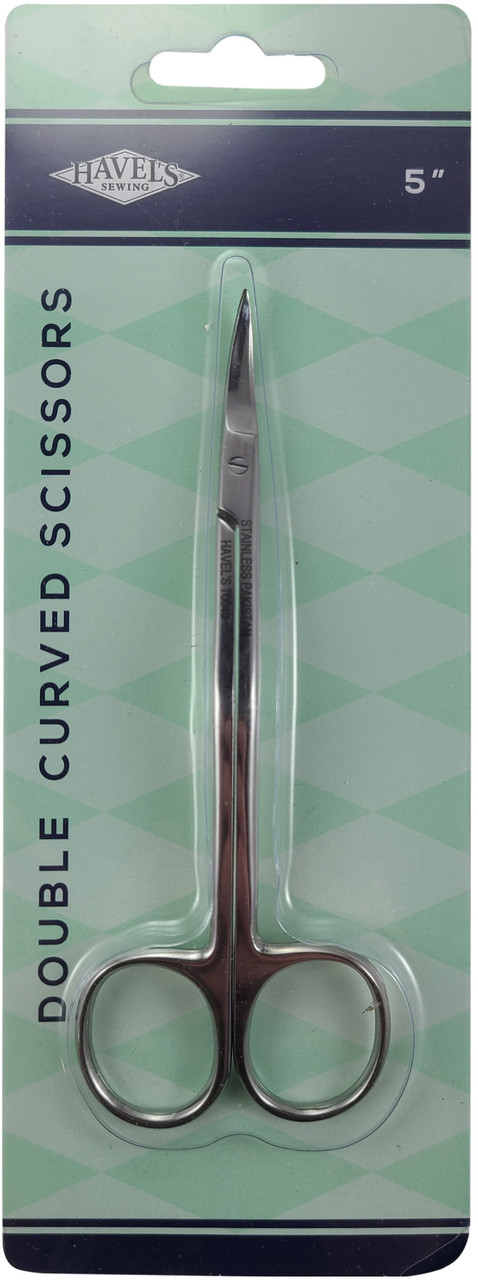 Havel's Double Curved Embroidery Scissors 3.5 Large Finger Loop