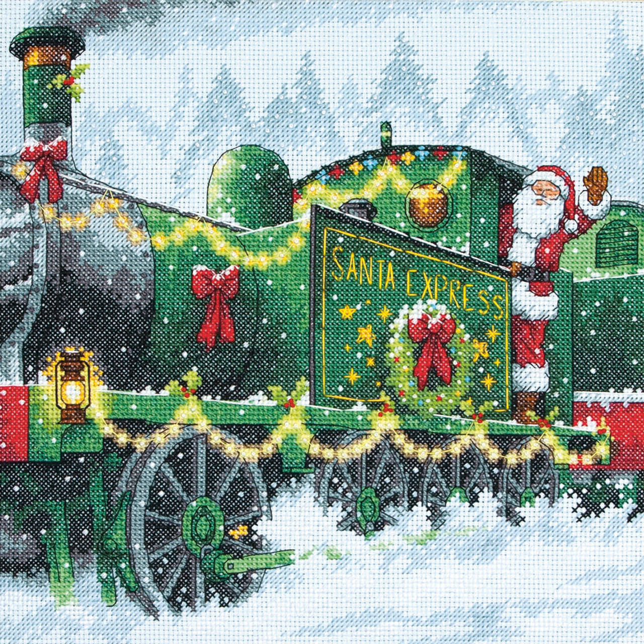 Dimensions Counted Cross Stitch Kit 16 Long-Secret Santa Stocking