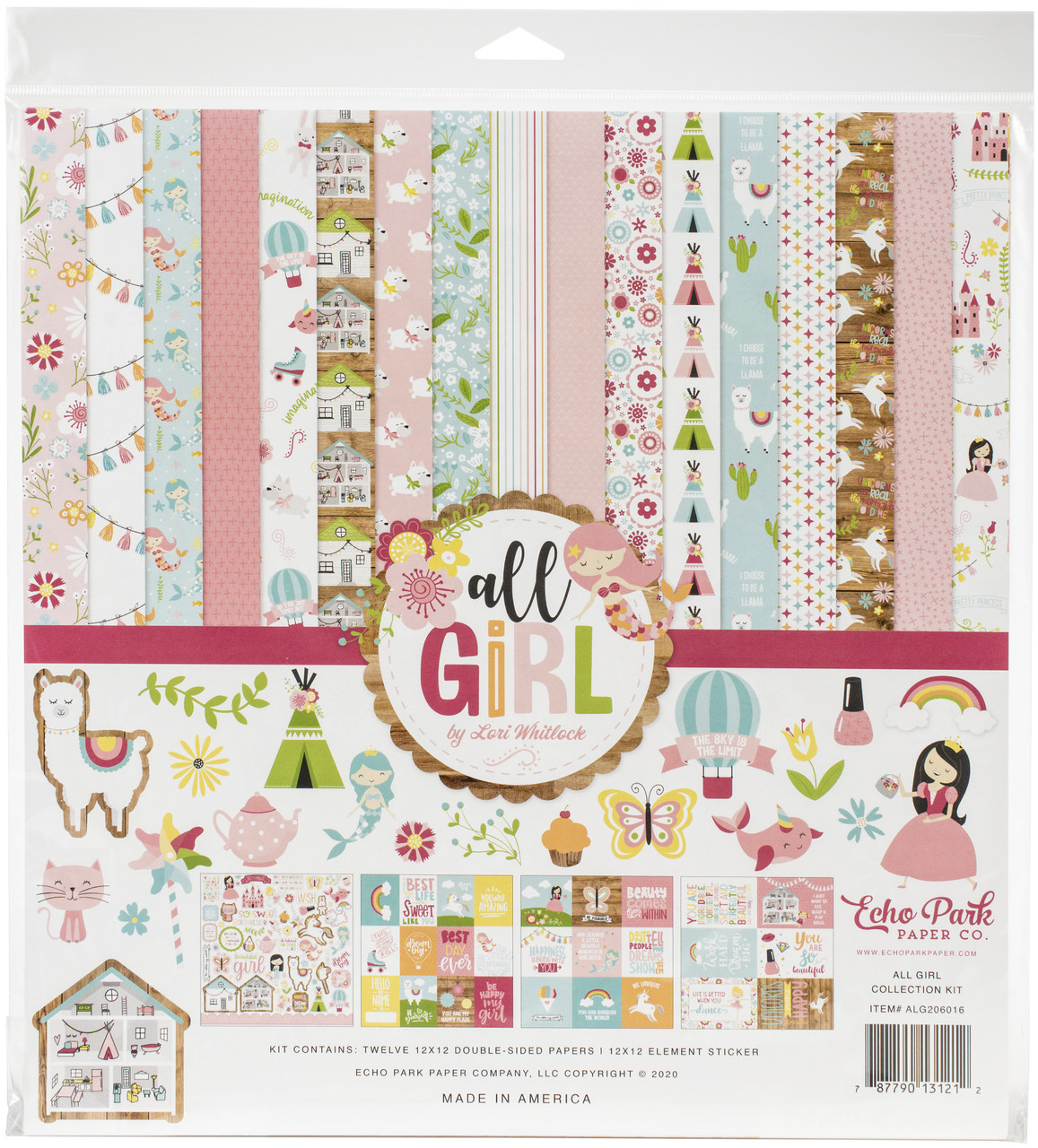 Echo Park Paper BJG45016 Bundle of Joy Girl Collection Scrapbooking Kit