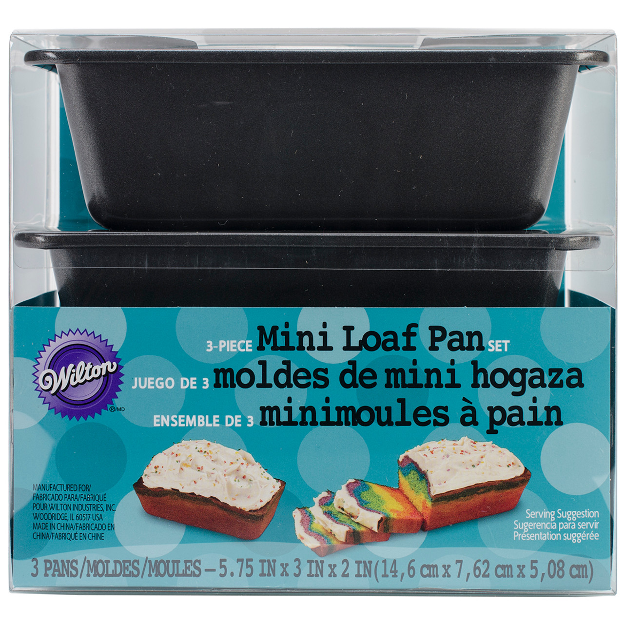 Wilton Recipe Right Mini Loaf Pan-5.75X3 W949