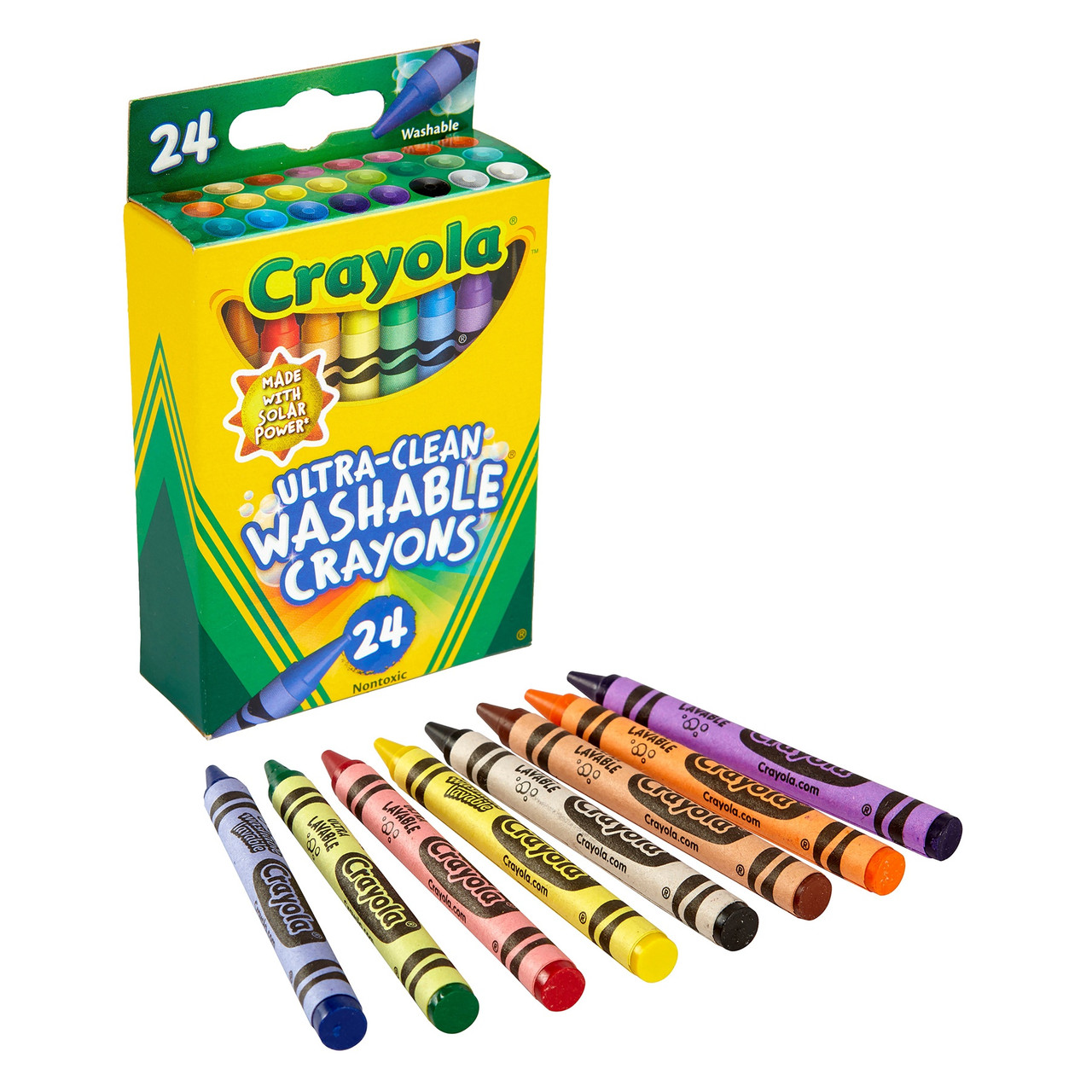 Crayola Classic Crayons, Non-Peggable, 24 Count (52-0024) – Ramrock School  & Office Supplies