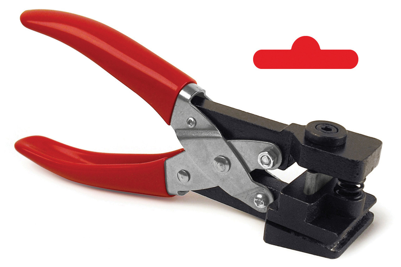 AIR Locker A04 Manual Metal Slot Punch Plier T-Shaped Hole Cutting Tool  Hanger Hole Punch, Punch Out Dimension: 1 x 5/16 Replaces McGill MCG16200