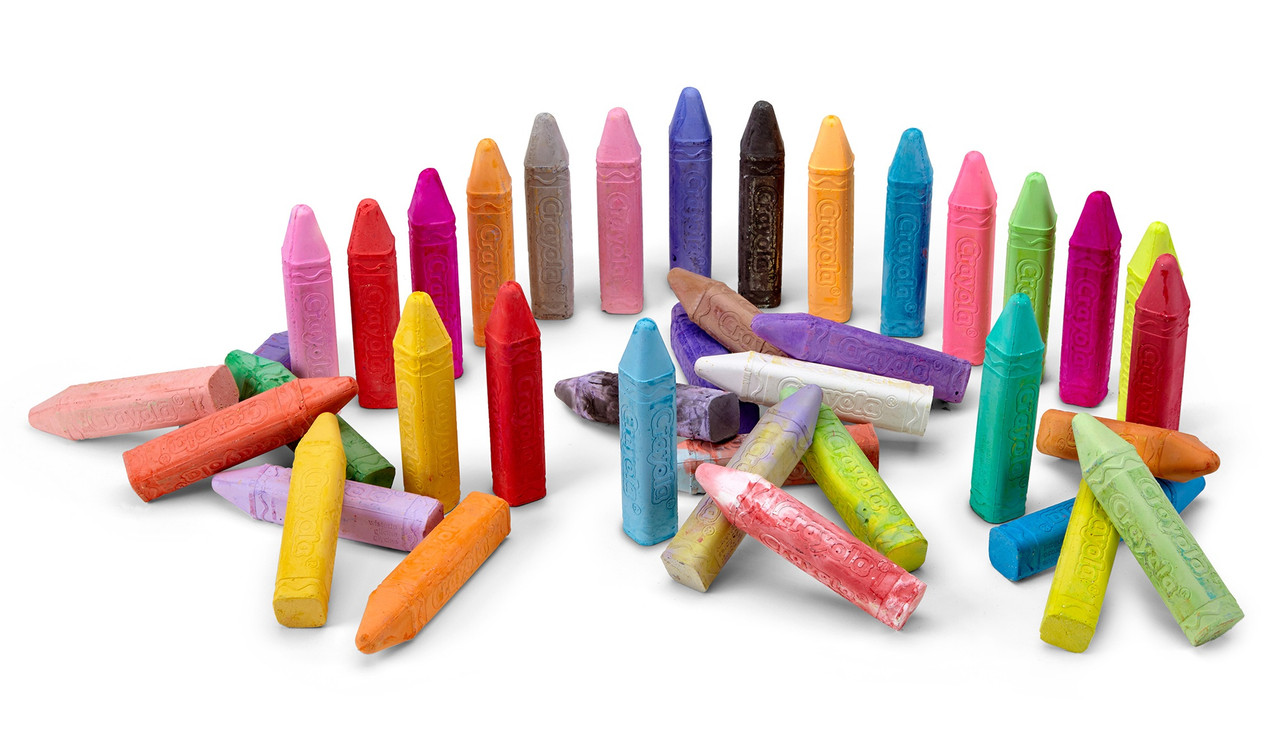 Washable Chalk Sidewalk Chalk 64 Crayola Washable Sidewalk Chalk