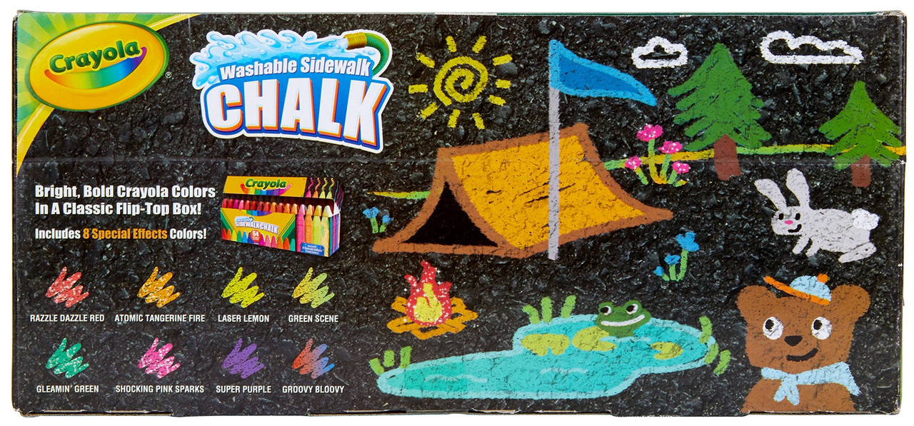 Crayola Neutral Washable Sidewalk Chalk - 4 ct