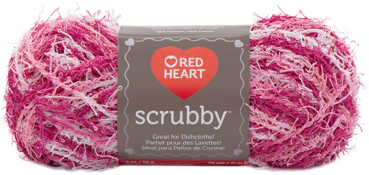 Red Heart Scrubby Yarn-Candy E833-934 - GettyCrafts