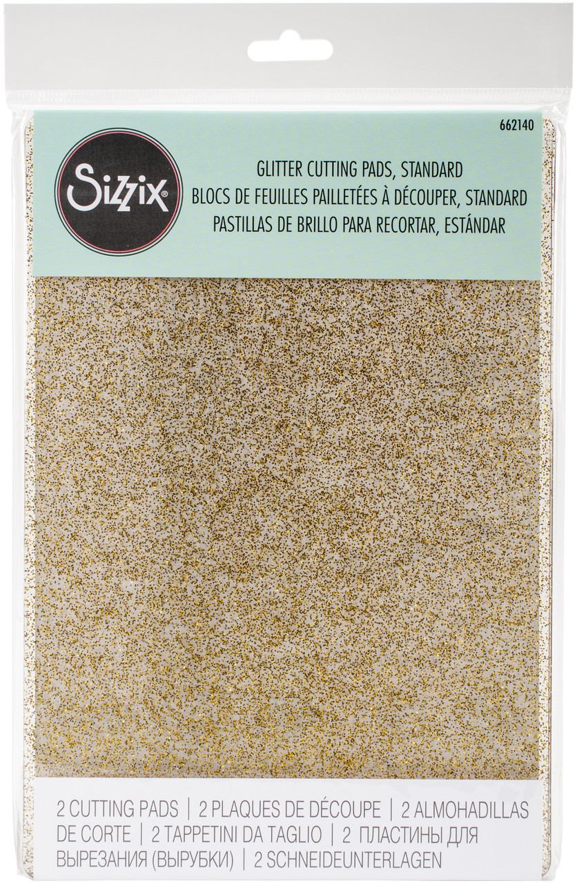 Sizzix - Big Shot Standard Cutting Pads - Purple Glitter - 630454238294