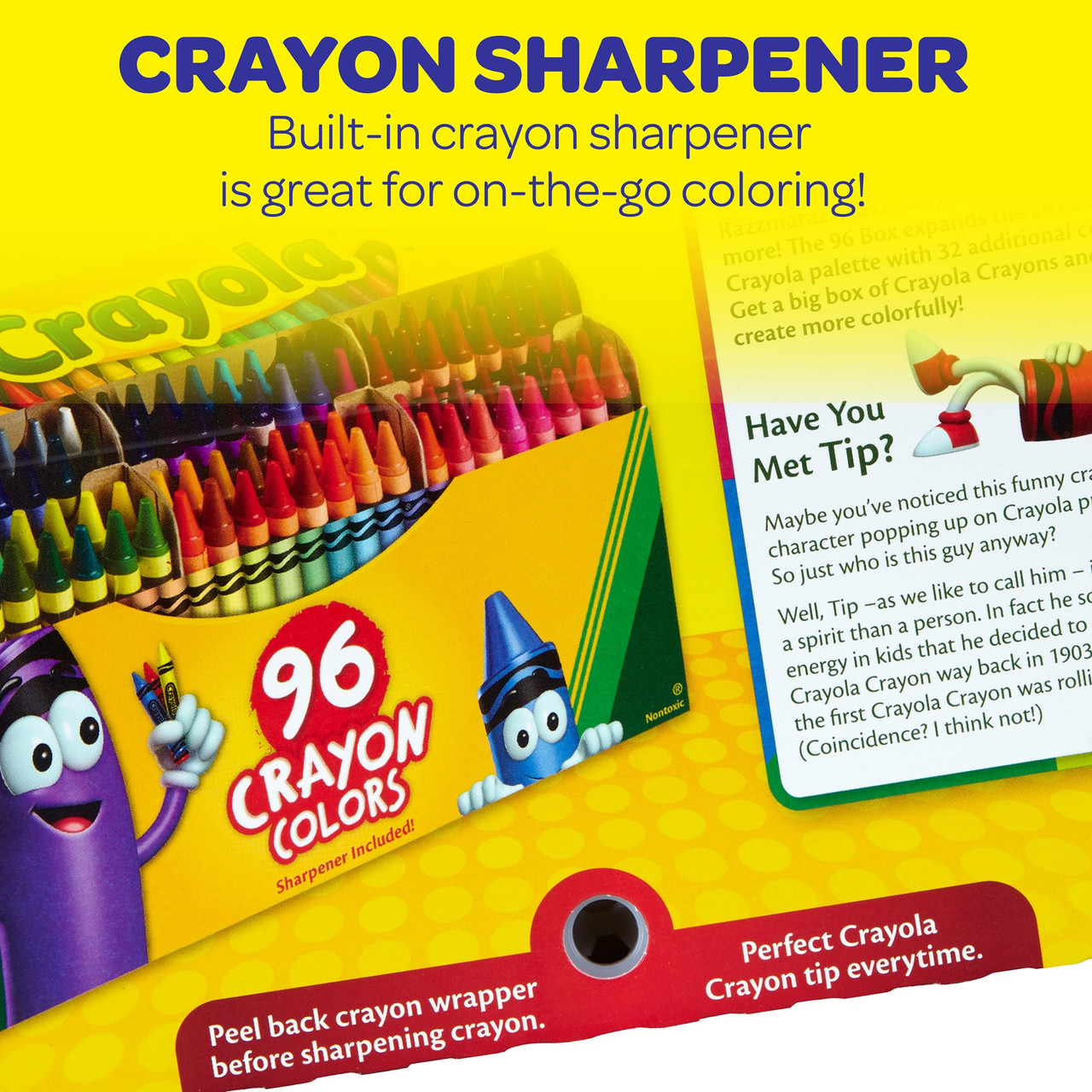 Crayola Crayons-96/Pkg 52-0096 - GettyCrafts