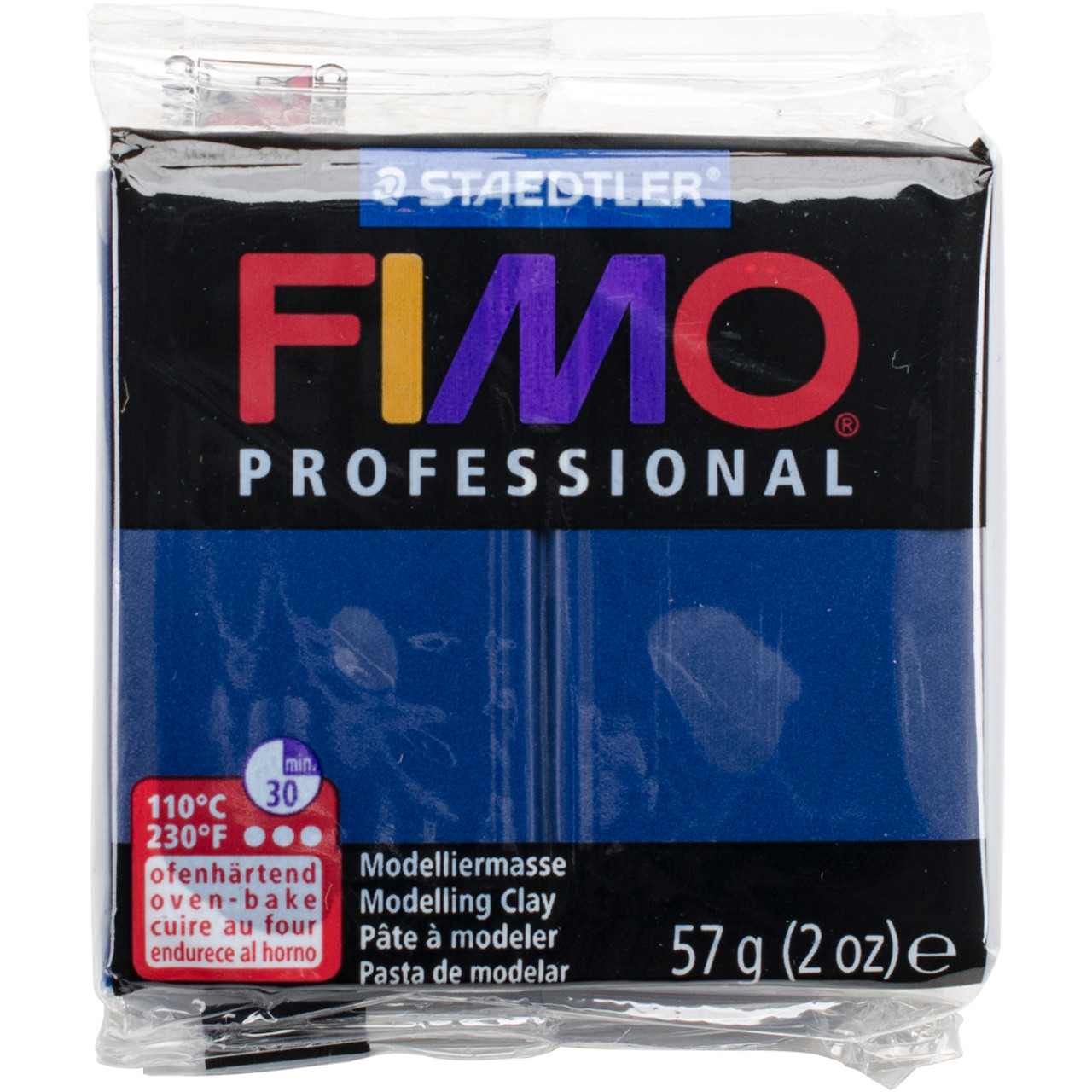 Fimo Professional Soft Polymer Clay 2oz-Navy Blue EF8005-34 - GettyCrafts