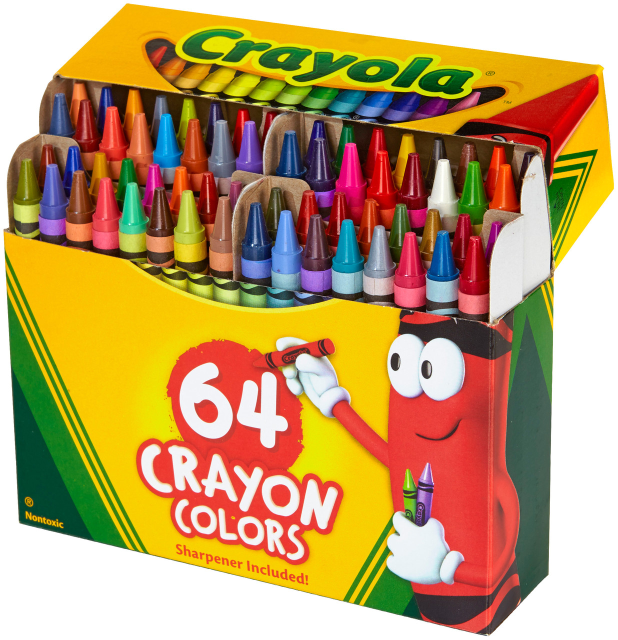 Crayola Crayons-64/Pkg 52-064D - GettyCrafts