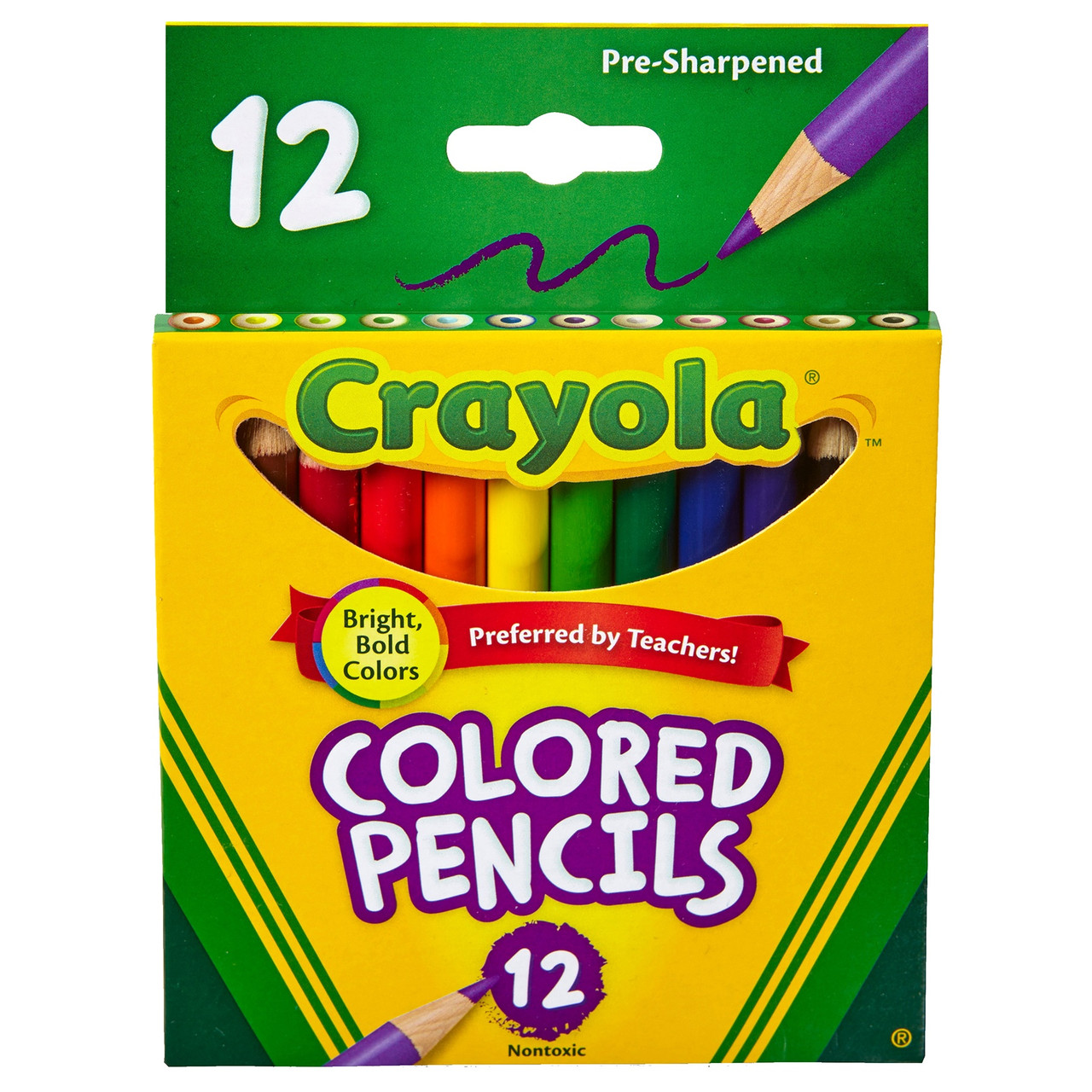 Crayola Erasable Twistables Colored Pencils, 12 Count, School Supplies