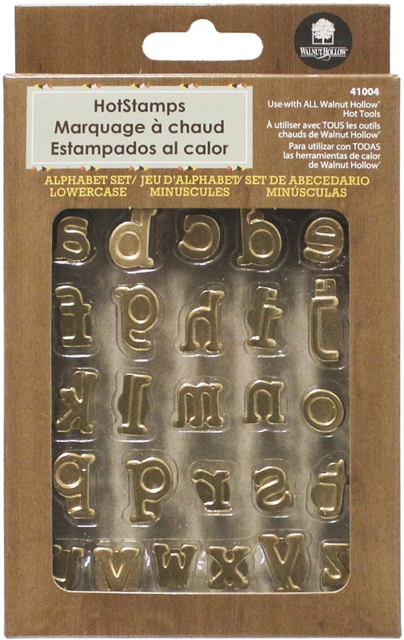 Walnut Hollow Hot Stamps Alphabet Set 26/Pkg-Lower Case 41004