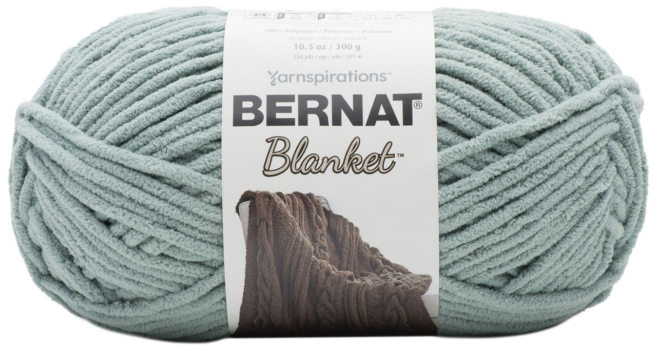 Bernat Blanket Big Ball Yarn Smoky Green