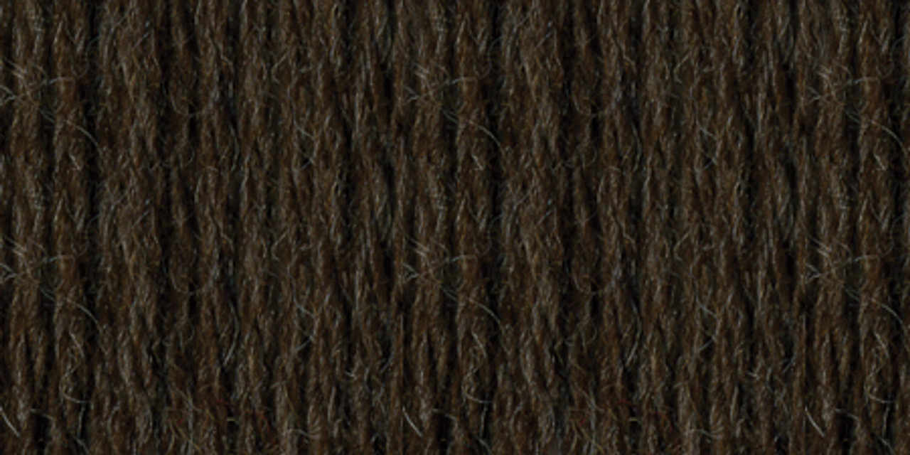 Lion Brand Fishermen's Wool Yarn - Brown Heather