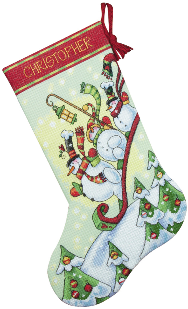 Magical Christmas Stocking Counted Cross Stitch Kit 16in Long (14