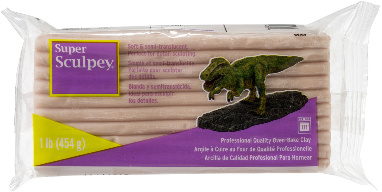 Super Sculpey Clay 1lb Beige