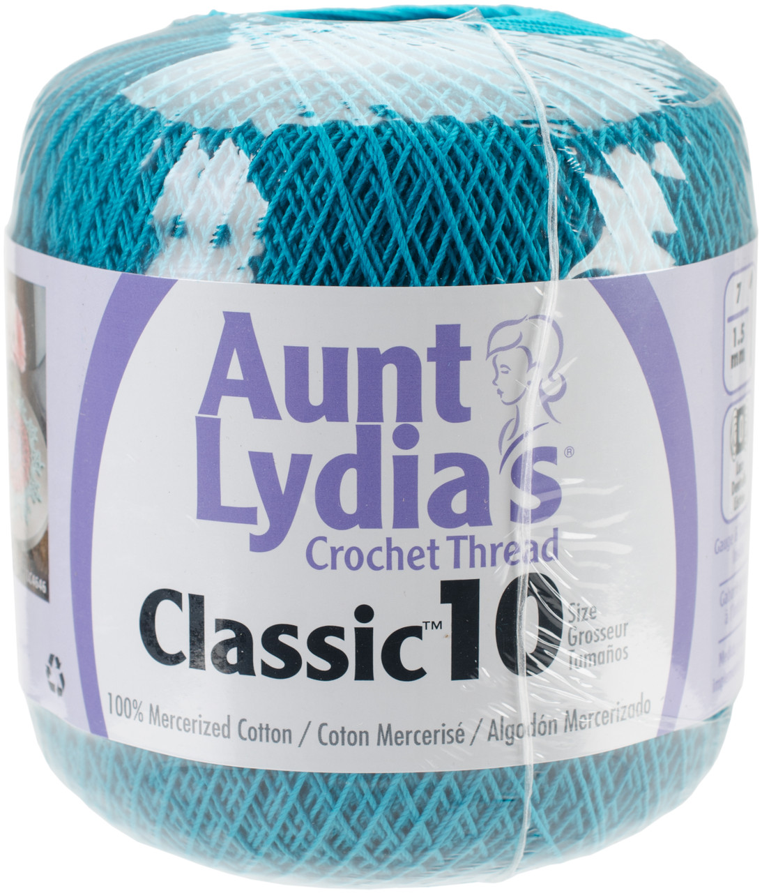 Aunt Lydia's Classic Crochet Thread Size 10 - Peacock