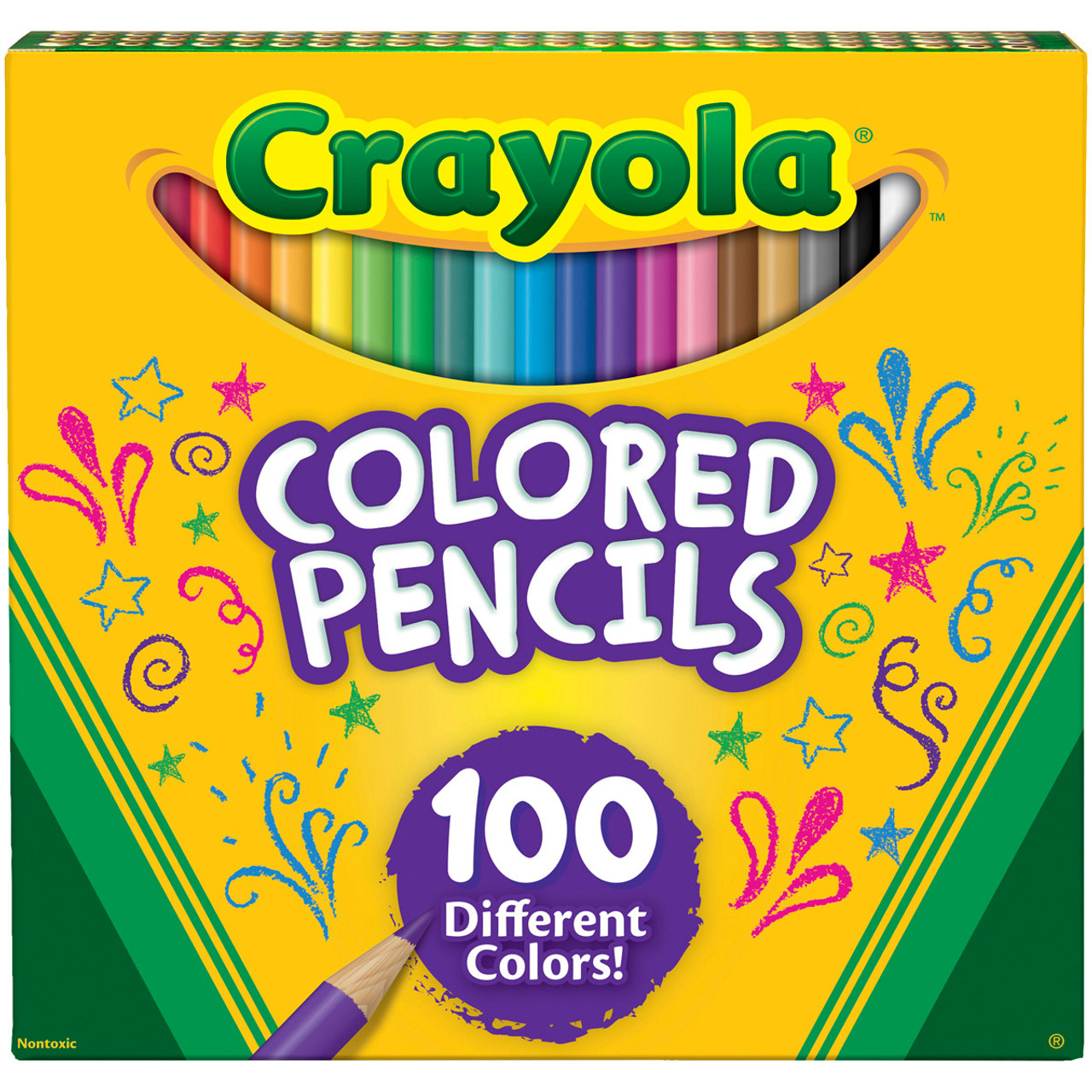 Crayola Erasable Colored Pencils-24/Pkg Long 68-2424 - GettyCrafts