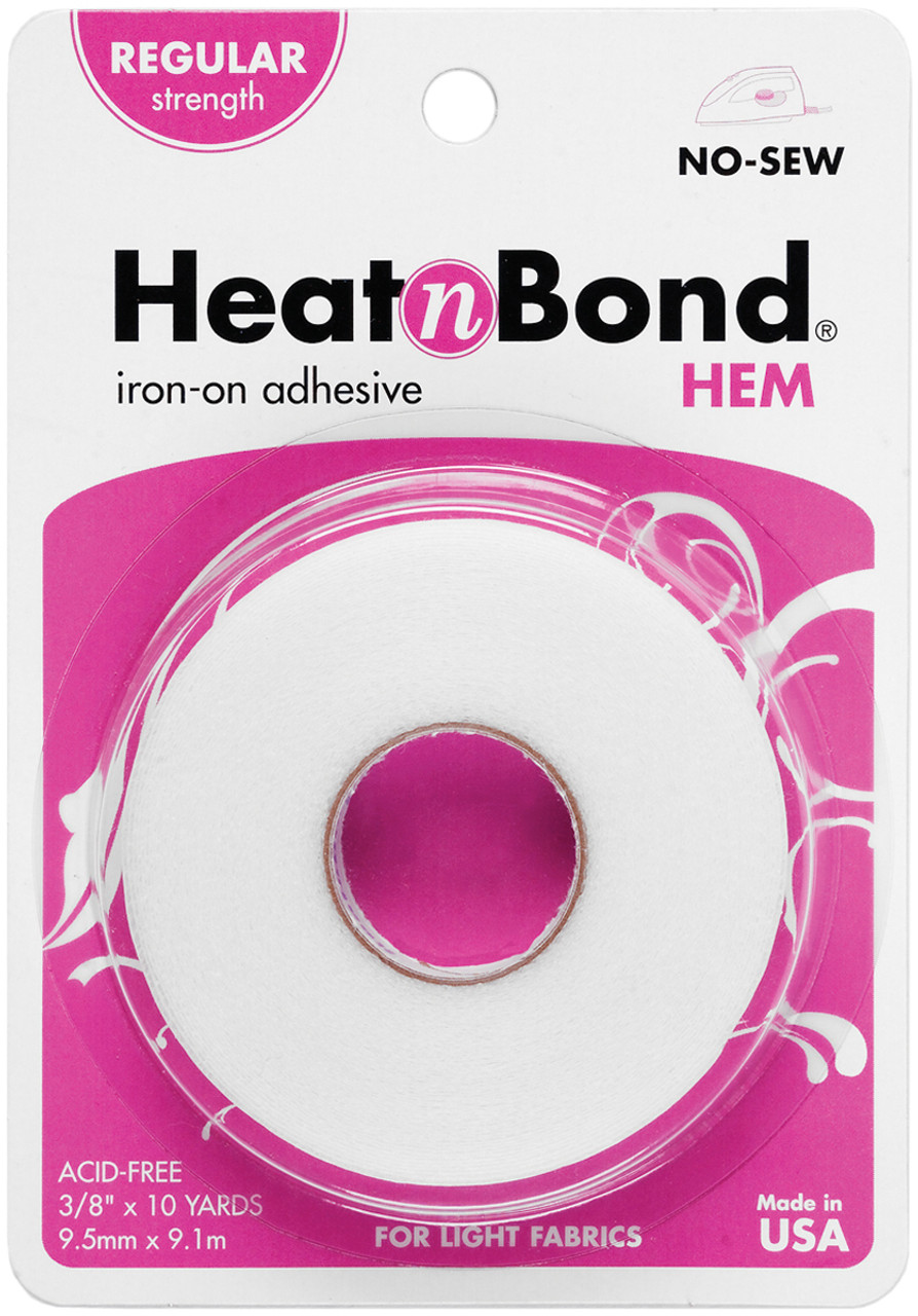 4 Pack HeatnBond Hem Iron-On Adhesive for Dark Fabrics-.375X10yd 3726 -  GettyCrafts