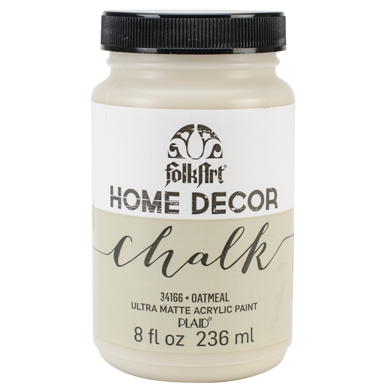 FolkArt Home Decor Chalk Paint 8oz-Oatmeal HDCHALK-34166 - GettyCrafts