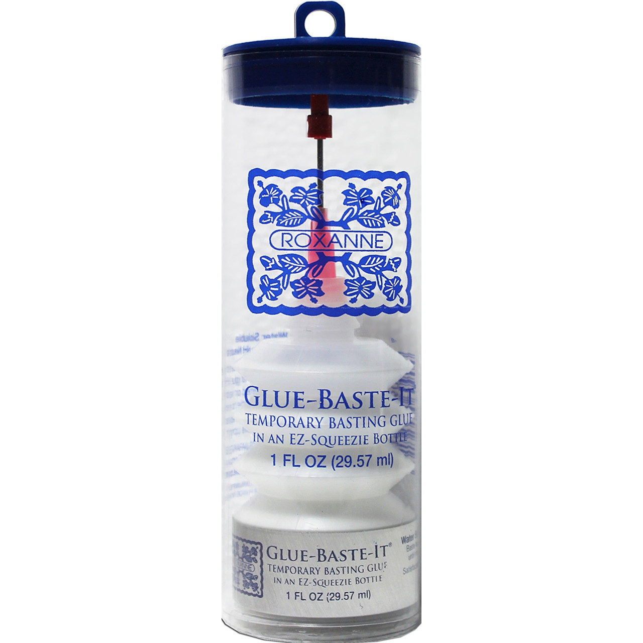 Roxanne - Glue Baste It - 1 oz. in EZ-Squeezie Bottle - 091955060904  Quilting Notions