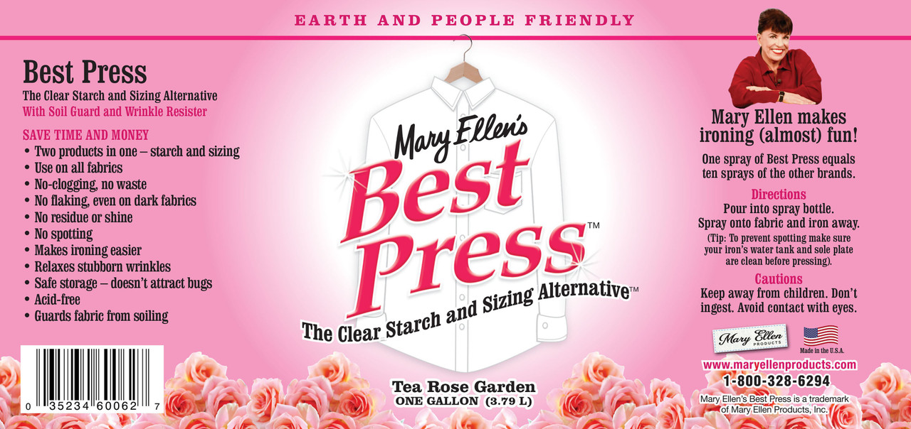 Best Press Starch Tea Rose Cherry