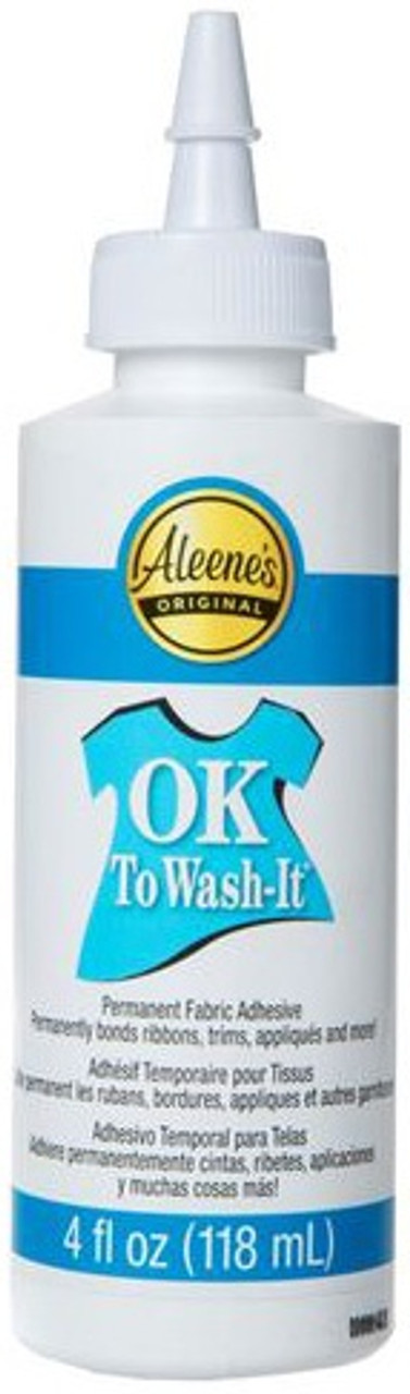 Aleene's OK To Wash-It Fabric Glue-2oz 28-11 - GettyCrafts