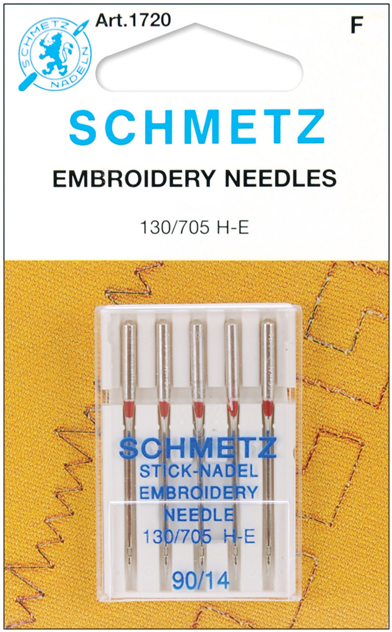 Schmetz Metallic Machine Needle Size 14/90 5/Pkg