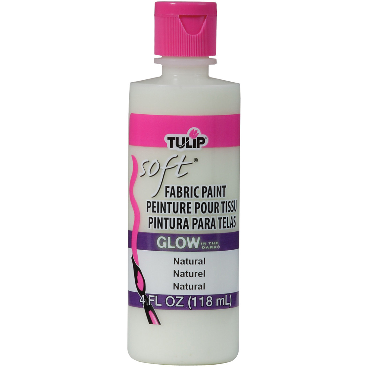 Tulip Soft Fabric Paint 4oz-Matte - Glacier White