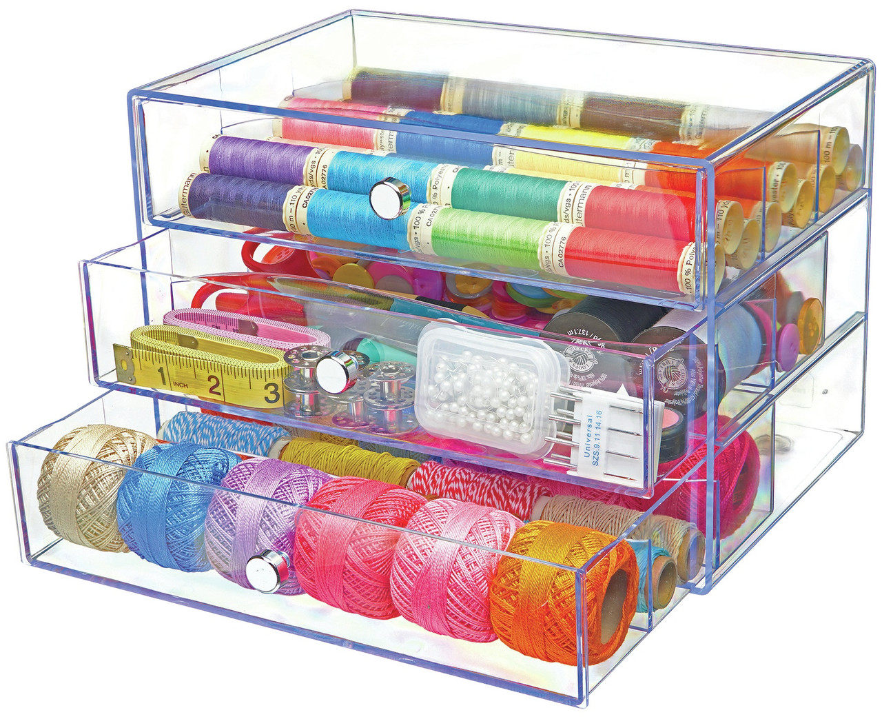 Deflecto Ribbon Dispenser, Clear