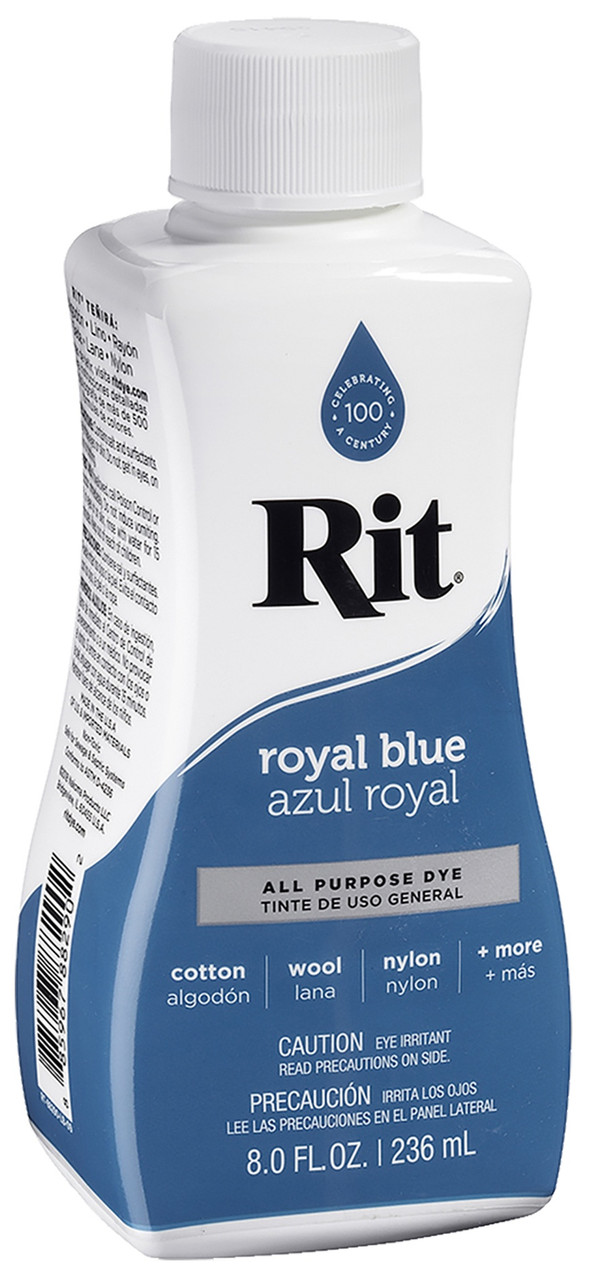 Rit Dye Liquid 8oz-Royal Blue 8-29 - GettyCrafts