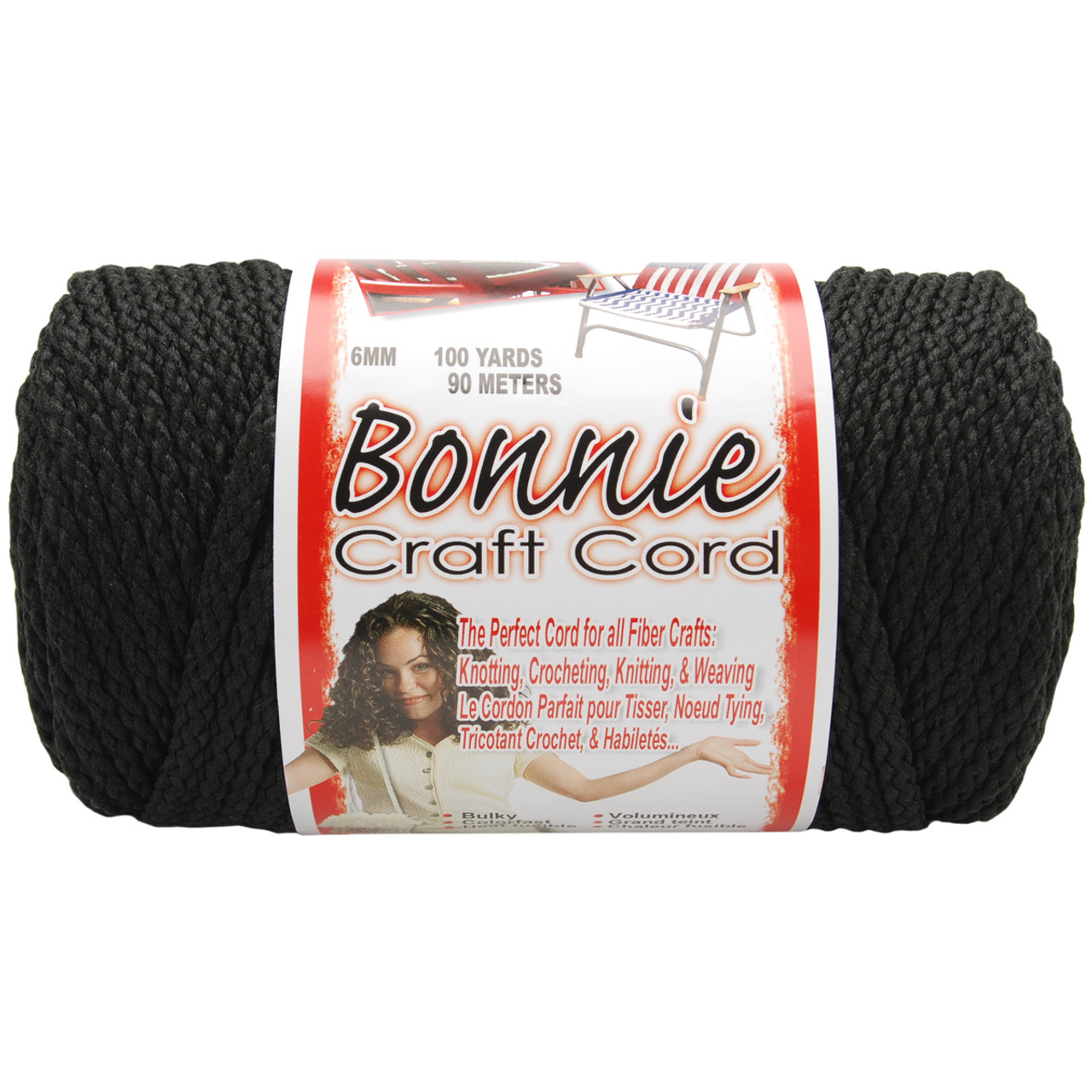 Pepperell Bonnie Macrame Craft Cord 6mmX100yd-Tan BB6-100-006