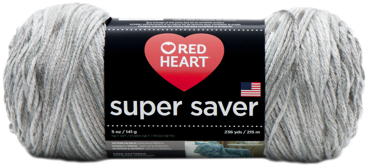 Red Heart Super Saver Brushed Yarn, Soft Brick