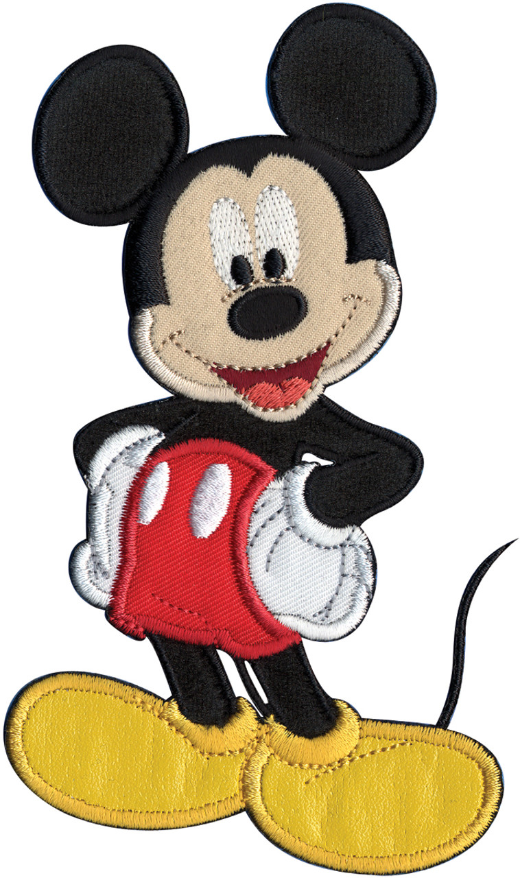 Disney Mickey Mouse Iron-On Applique-Mickey Mouse 